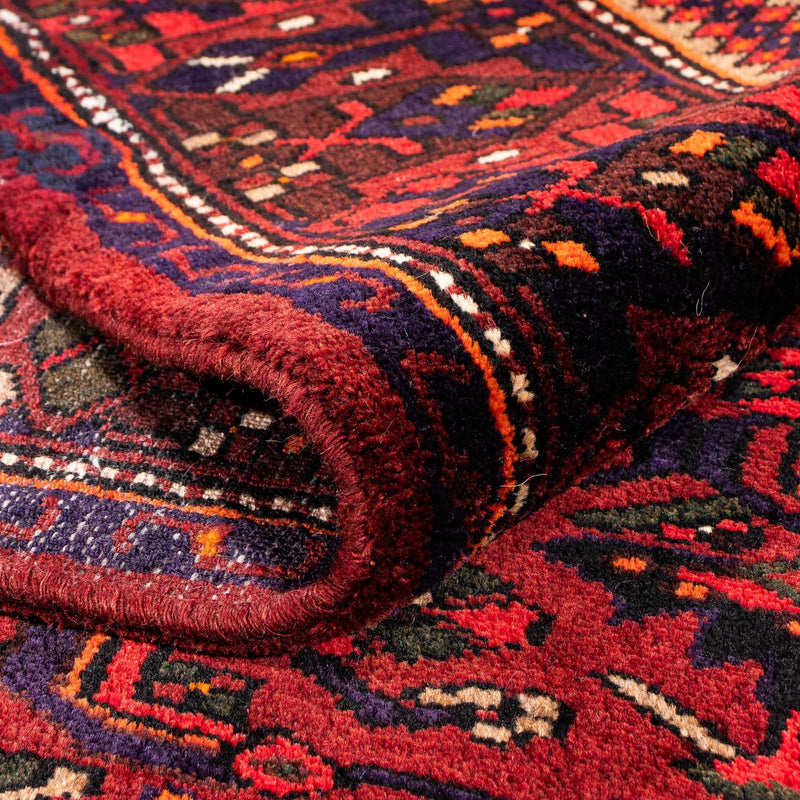 Perski dywan - Nomadyczny - 226 x 146 cm - ciemna czerwień