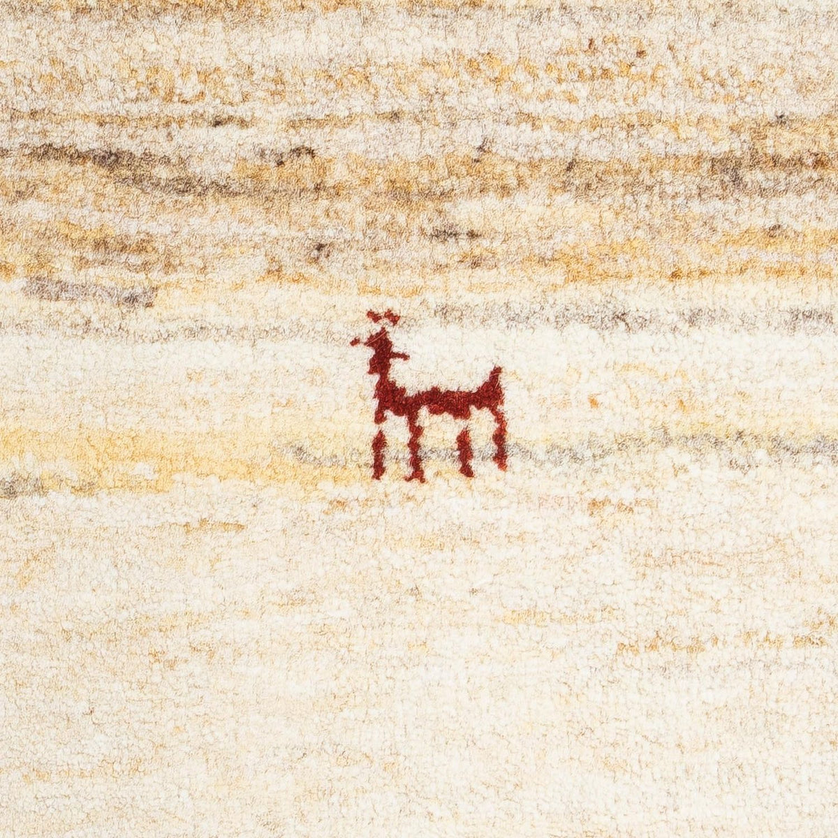 Dywan Gabbeh - perski - 60 x 40 cm - beżowy