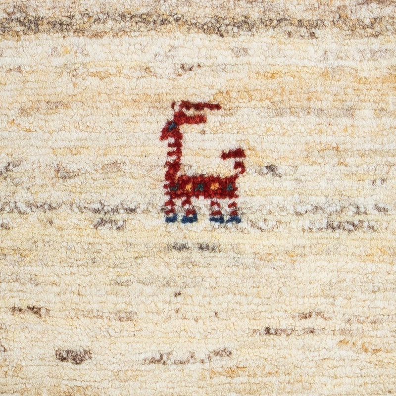 Dywan Gabbeh - perski - 60 x 40 cm - beżowy