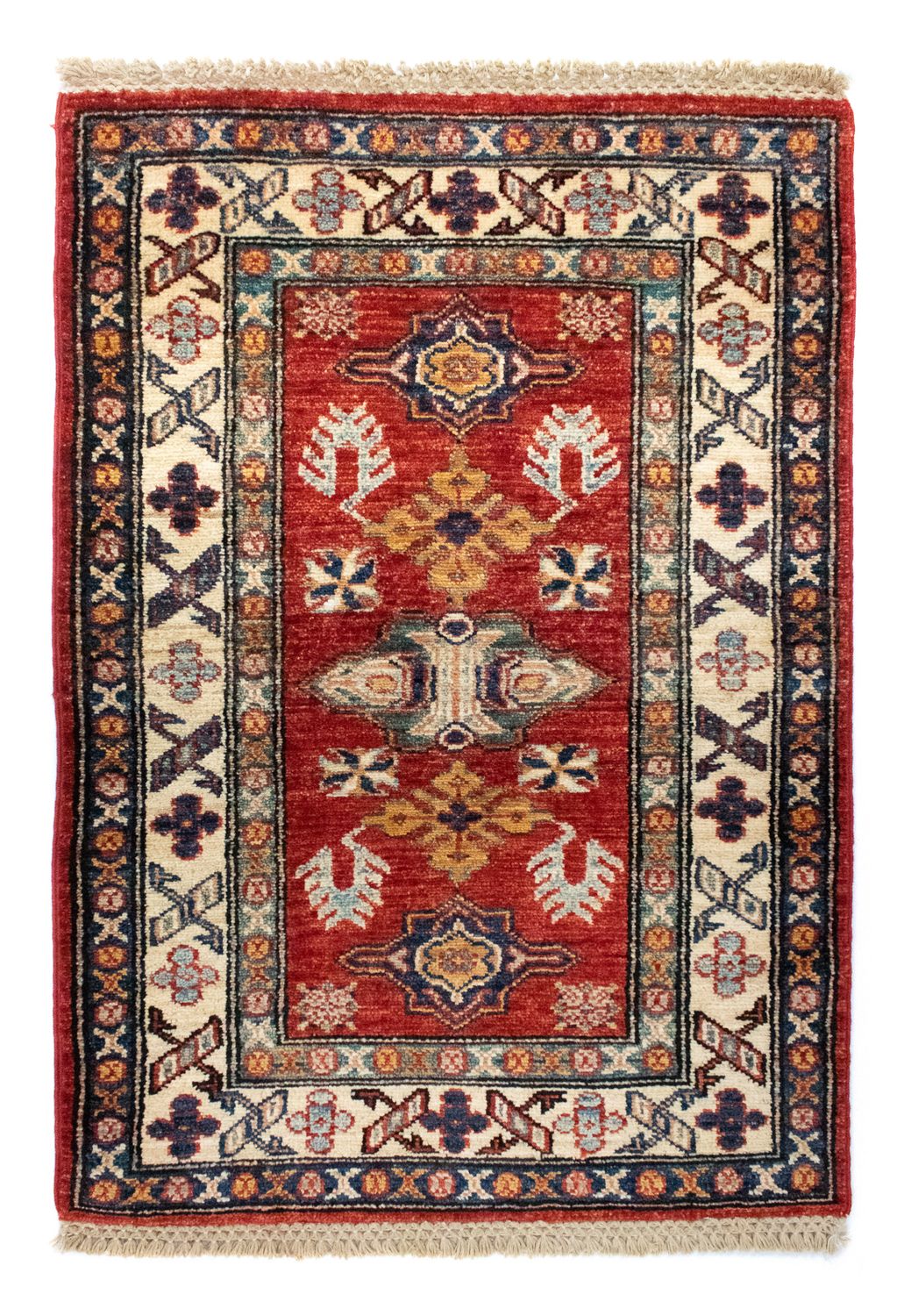 Dywan Ziegler - Kazak - 88 x 61 cm - czerwony