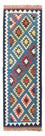 Biegacz Dywan Kelim - Orientalny - 204 x 62 cm - niebieski
