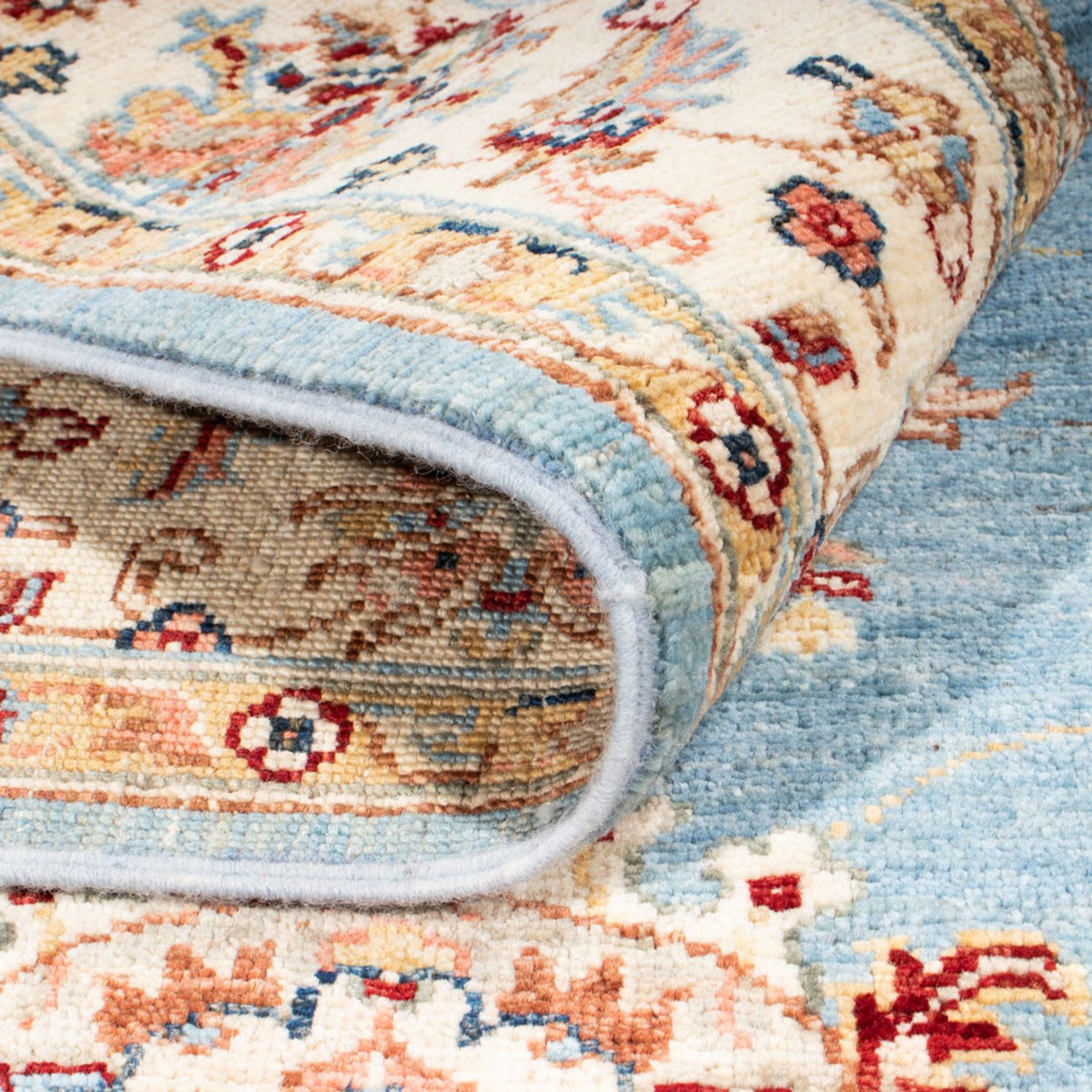 Dywan Zieglera - 183 x 125 cm - jasnoniebieski