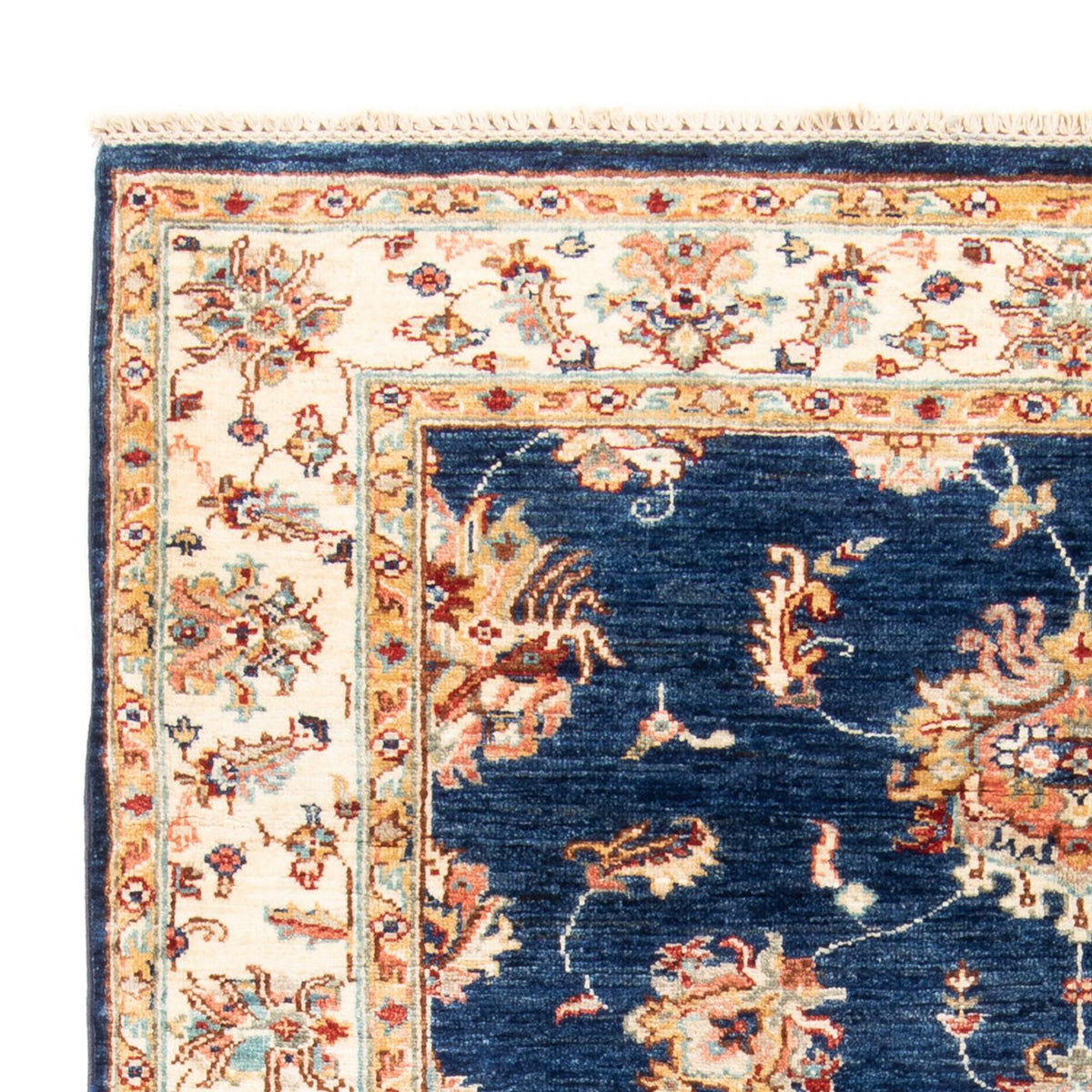 Dywan Zieglera - 176 x 120 cm - ciemnoniebieski