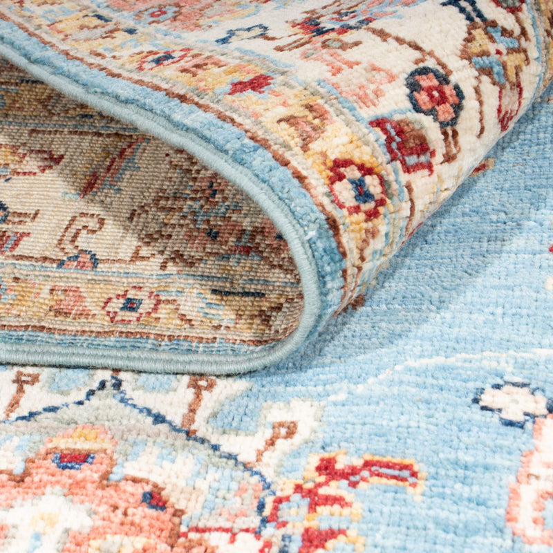 Dywan Zieglera - 186 x 123 cm - jasnoniebieski