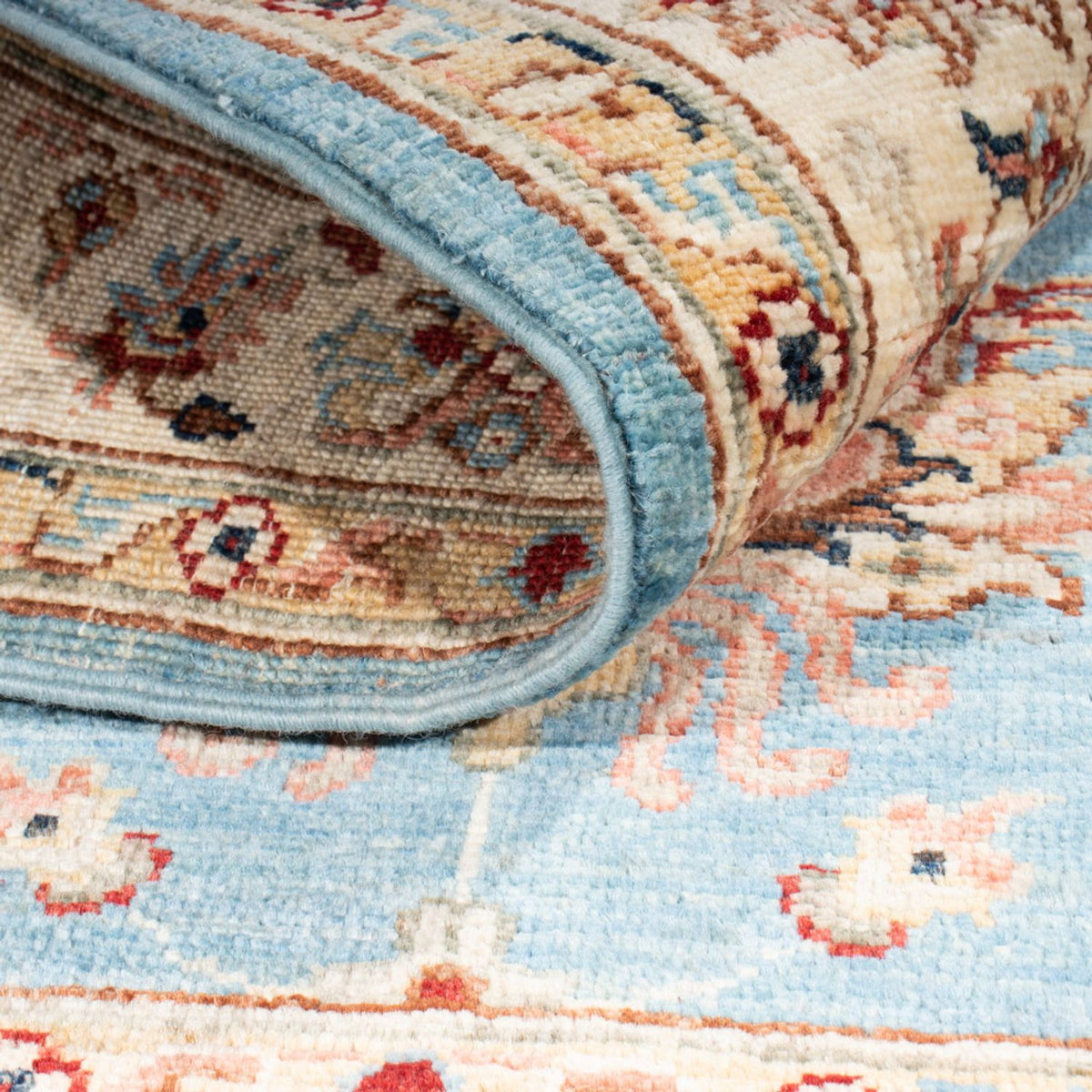 Dywan Zieglera - 159 x 105 cm - jasnoniebieski