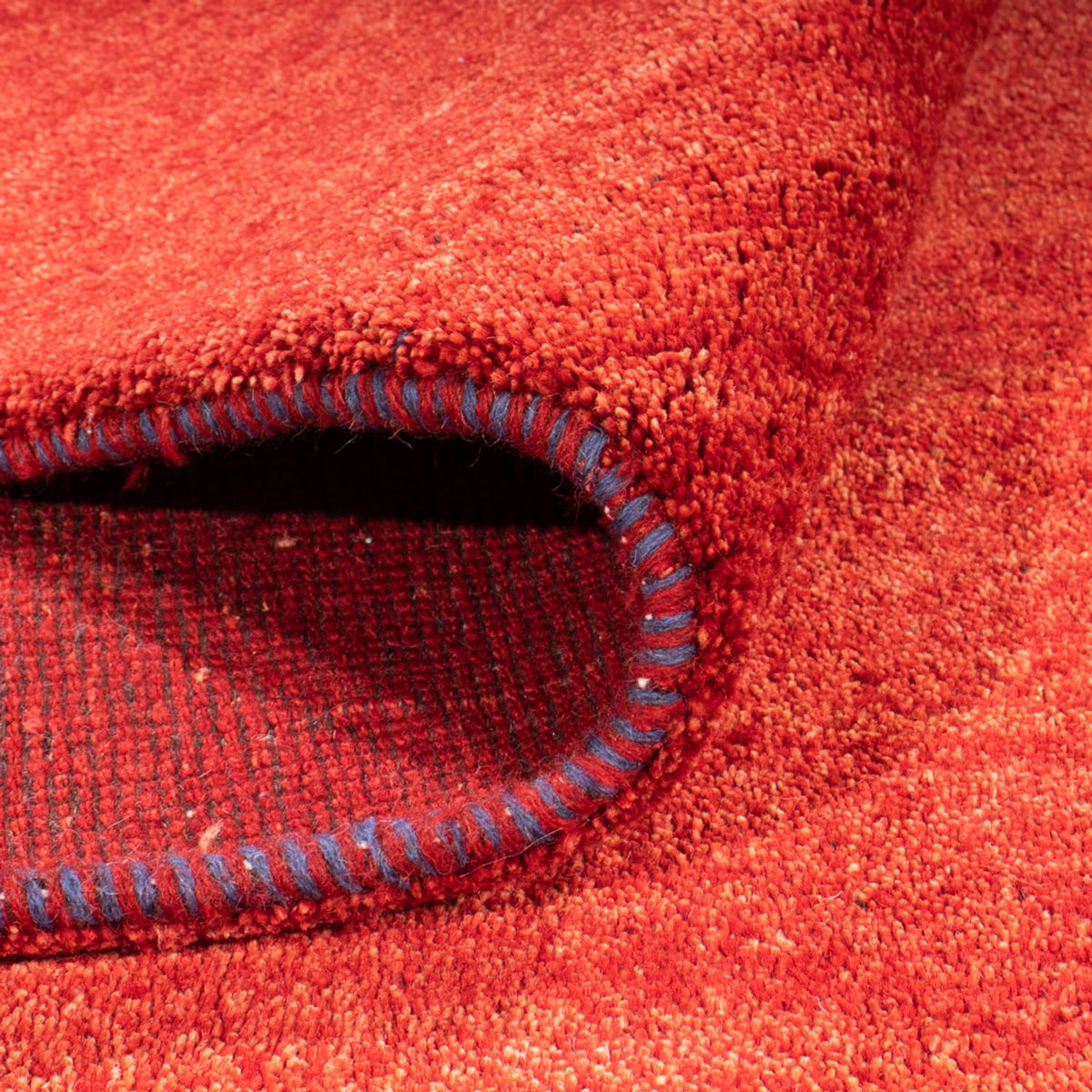 Dywan Gabbeh - Loribaft Perski - 406 x 300 cm - ciemna czerwień