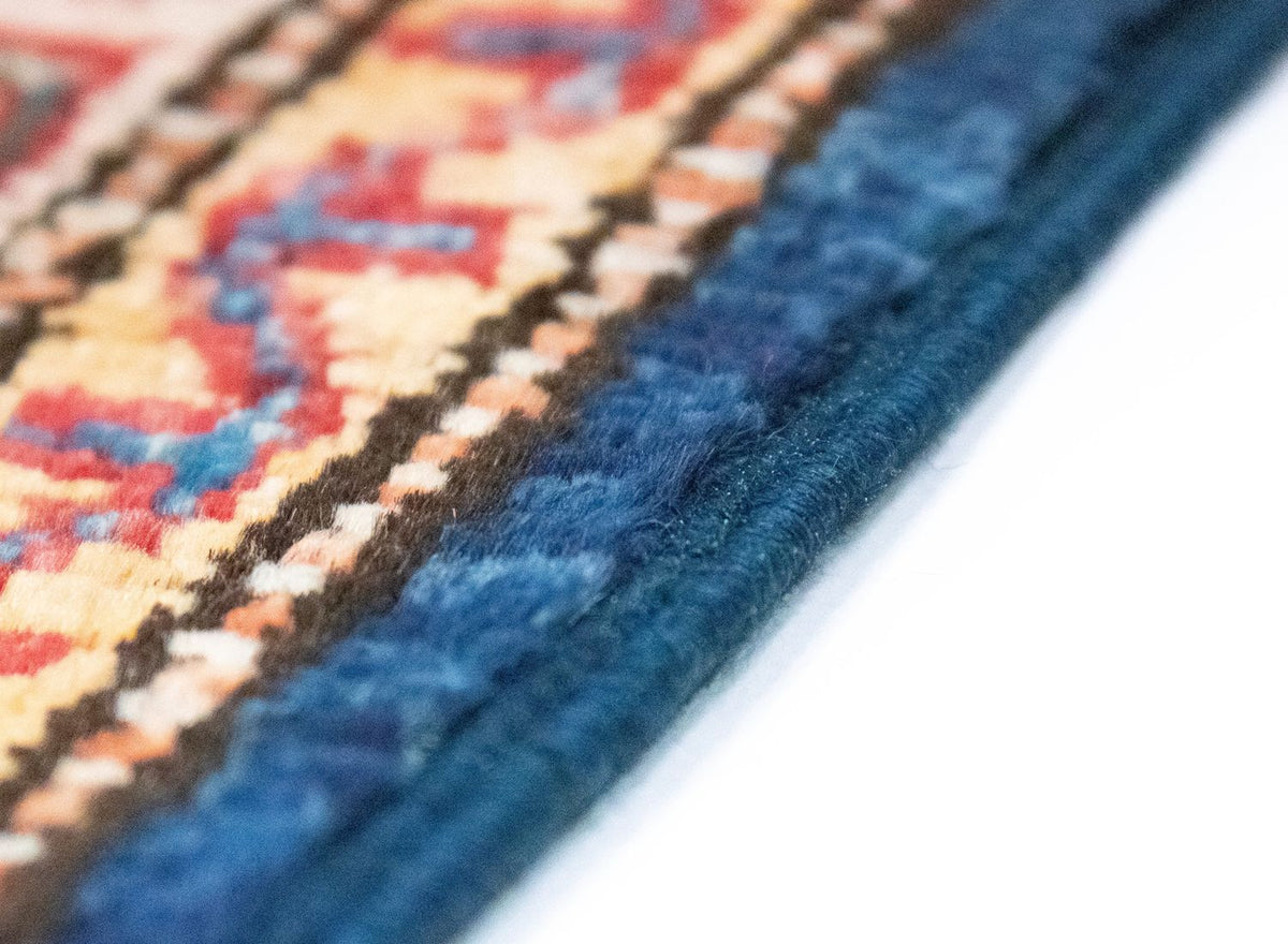 Dywan Ziegler - Kazak - 97 x 61 cm - niebieski