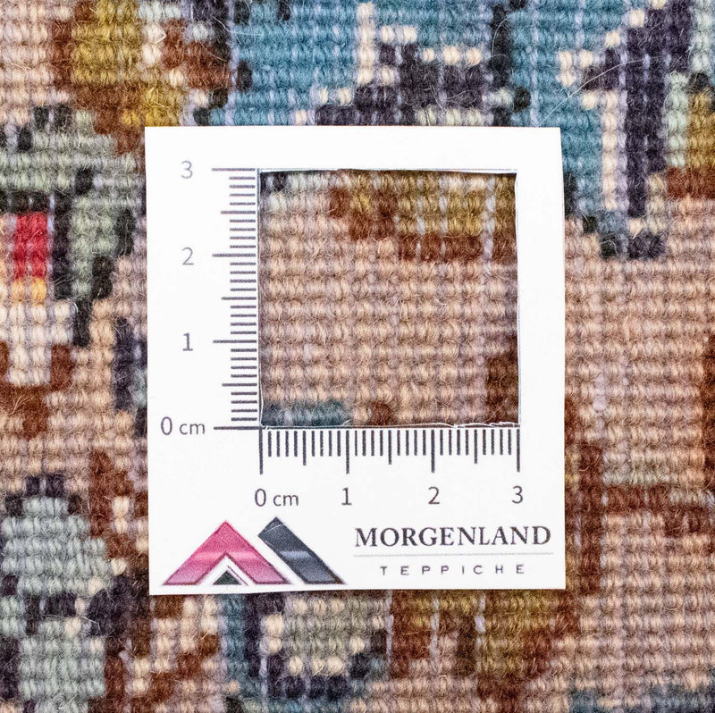 Dywan perski - Keshan - 309 x 195 cm - niebieski