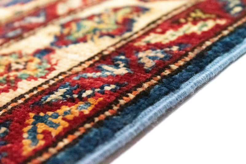 Dywan Ziegler - Kazak - 97 x 65 cm - niebieski