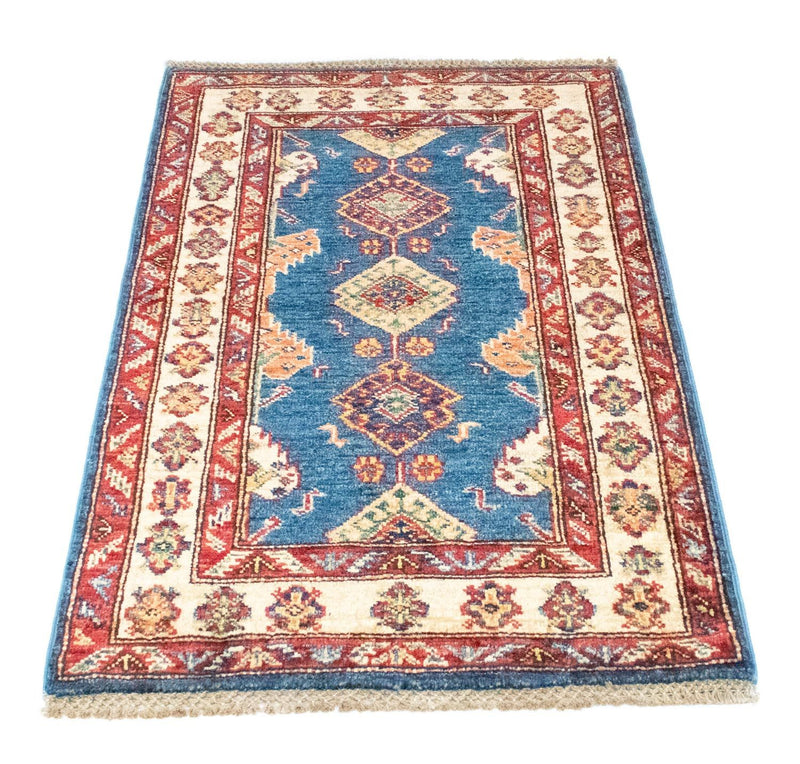Dywan Ziegler - Kazak - 97 x 65 cm - niebieski