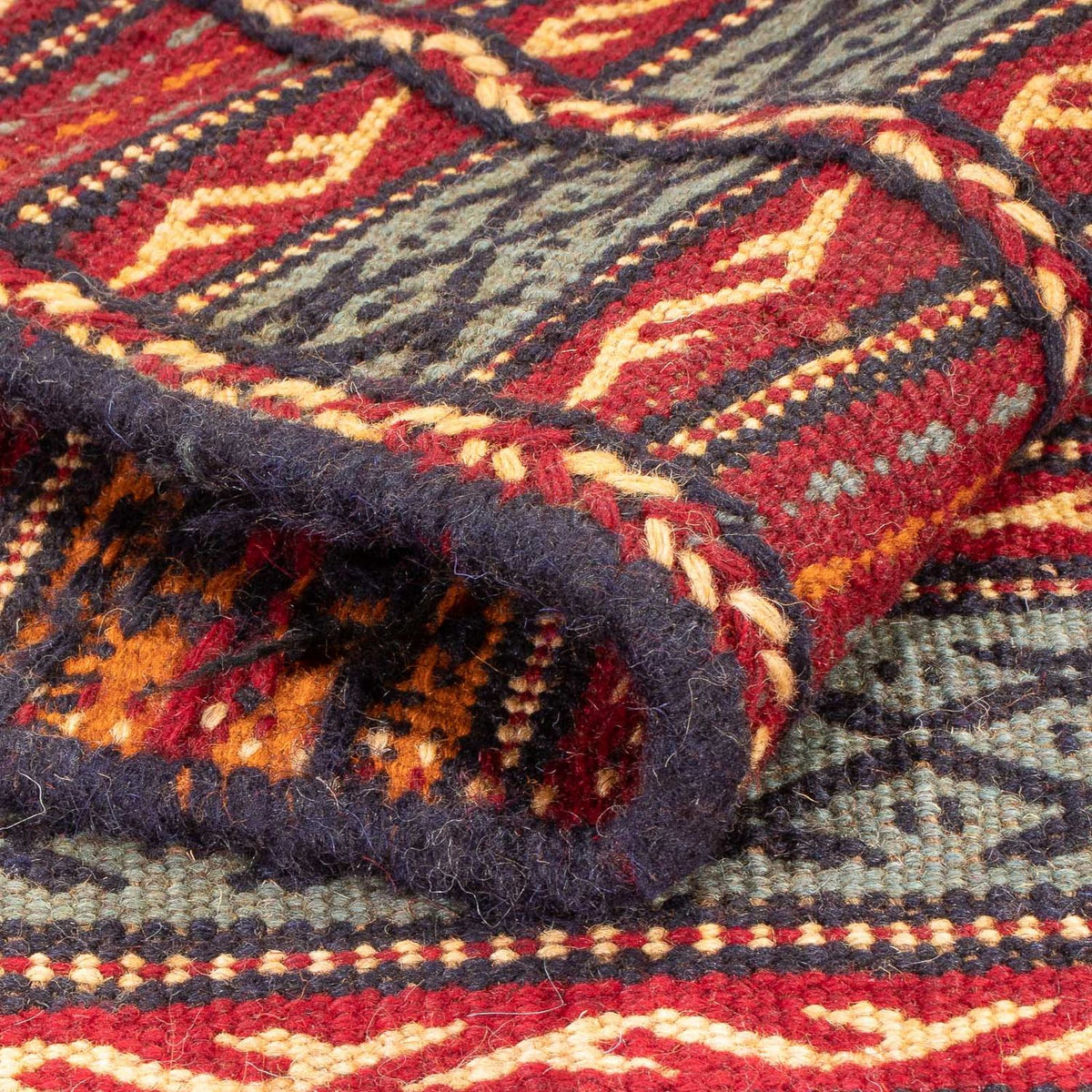 Dywan Kelim - Orientalny - 155 x 100 cm - wielokolorowy