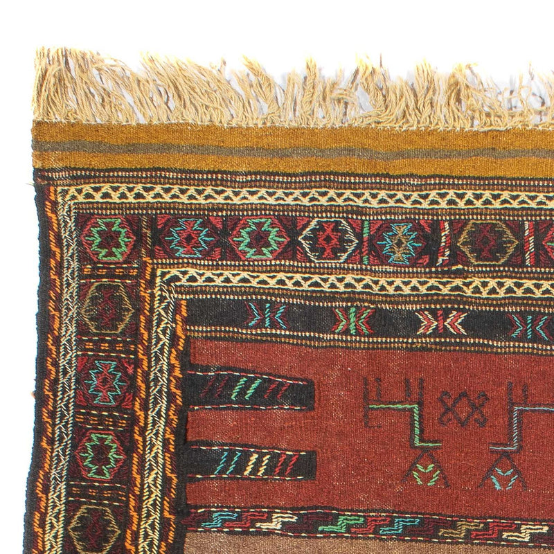 Dywan Kelim - Orientalny - 169 x 100 cm - wielokolorowy