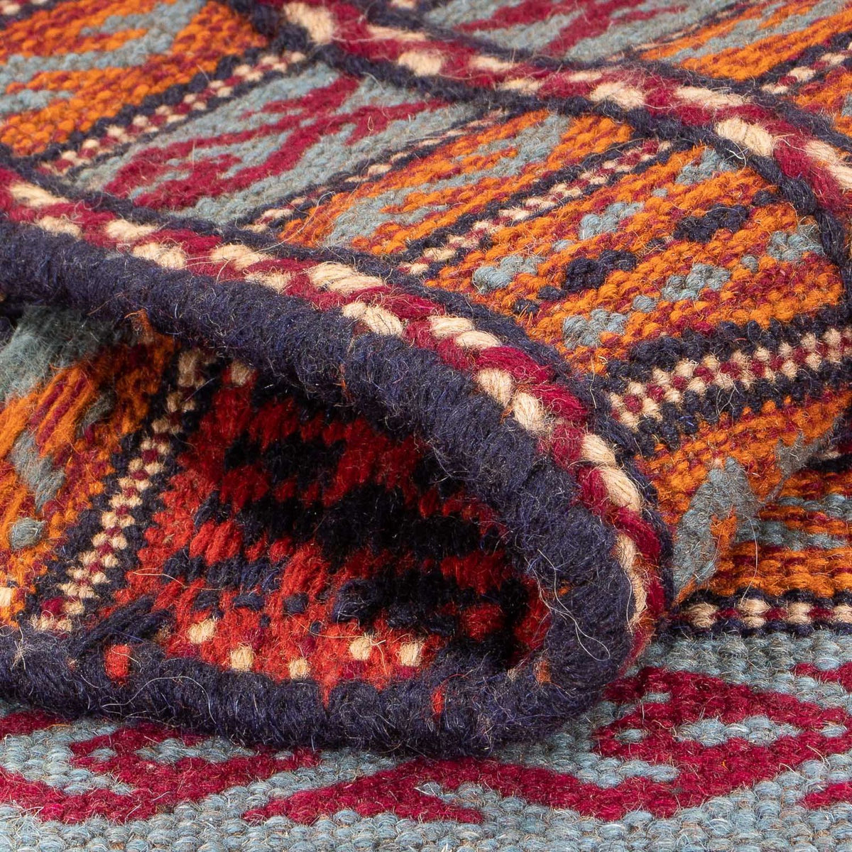 Dywan Kelim - Orientalny - 123 x 80 cm - wielokolorowy