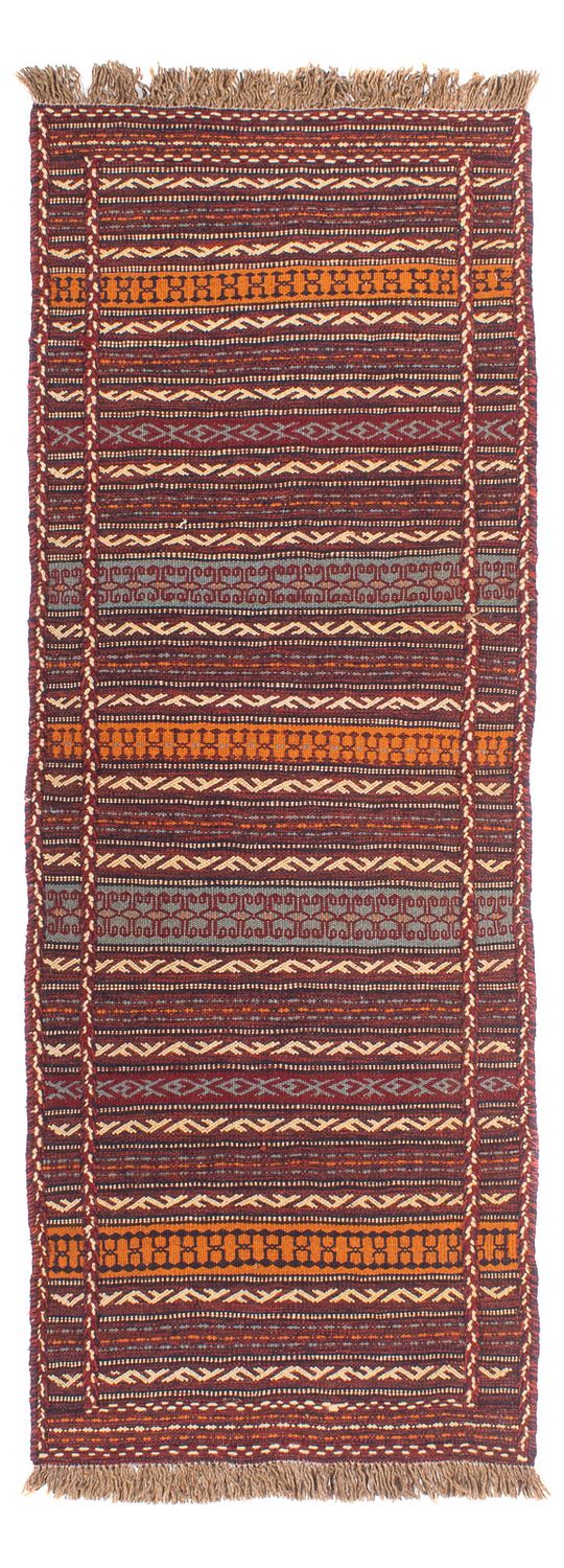 Biegacz Dywan Kelim - Orientalny - 192 x 70 cm - wielokolorowy