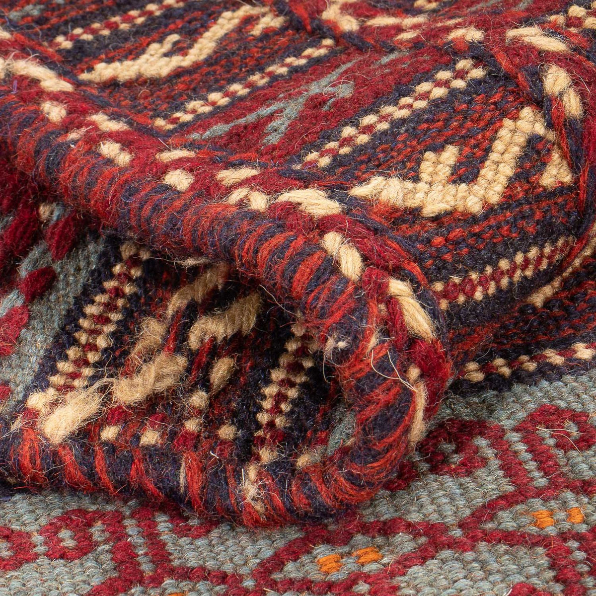 Biegacz Dywan Kelim - Orientalny - 192 x 70 cm - wielokolorowy