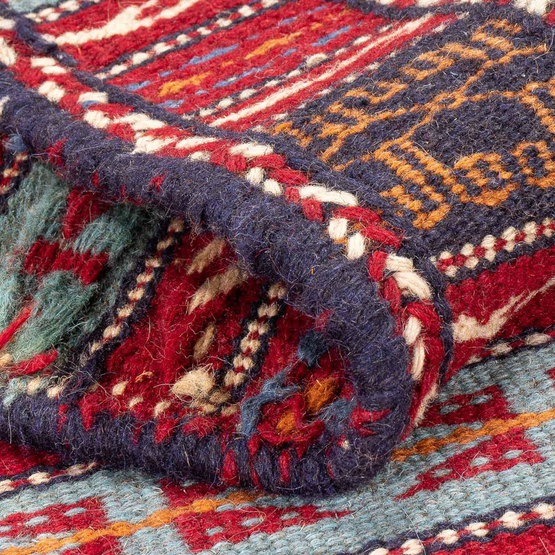 Biegacz Dywan Kelim - Orientalny - 200 x 70 cm - wielokolorowy