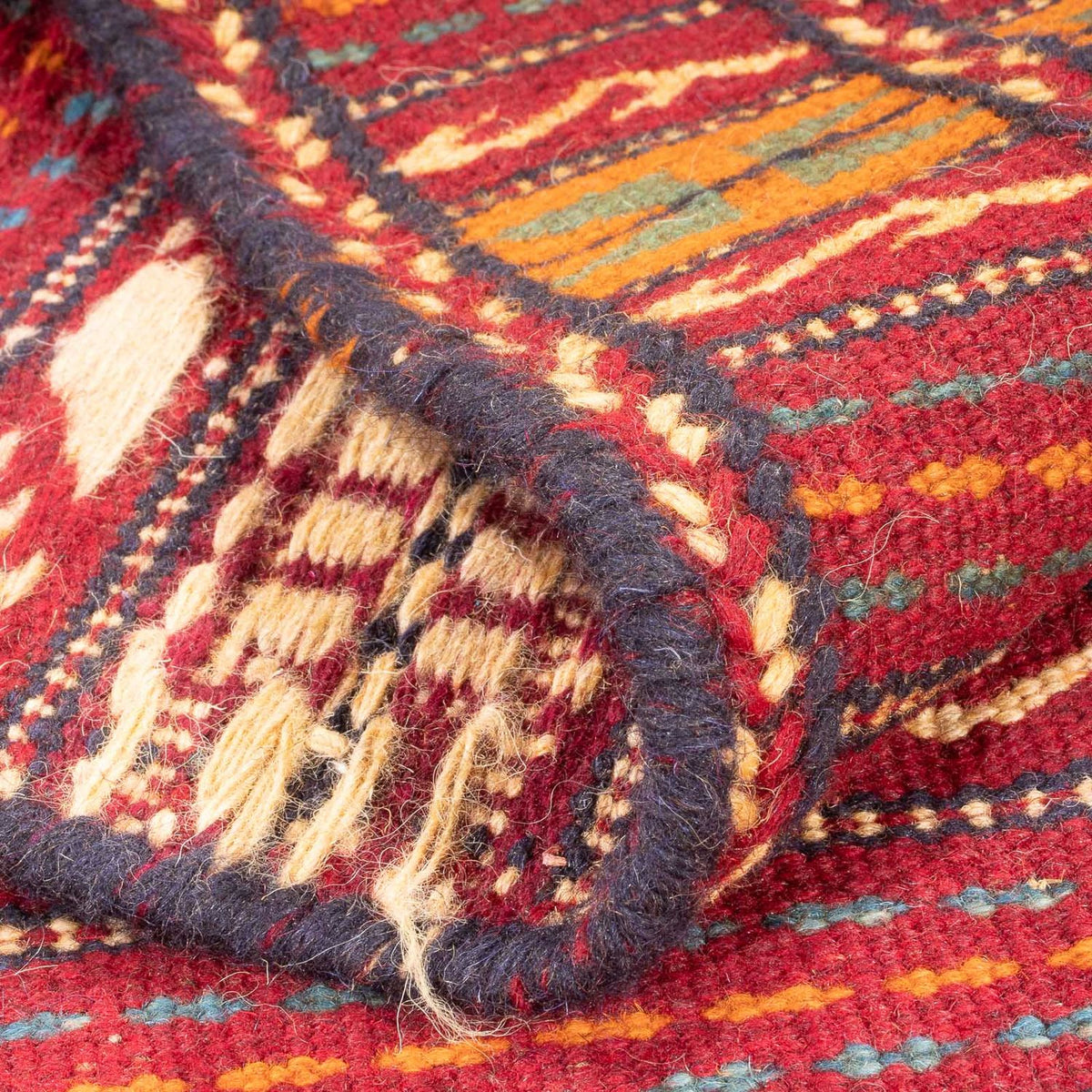 Biegacz Dywan Kelim - Orientalny - 200 x 70 cm - wielokolorowy