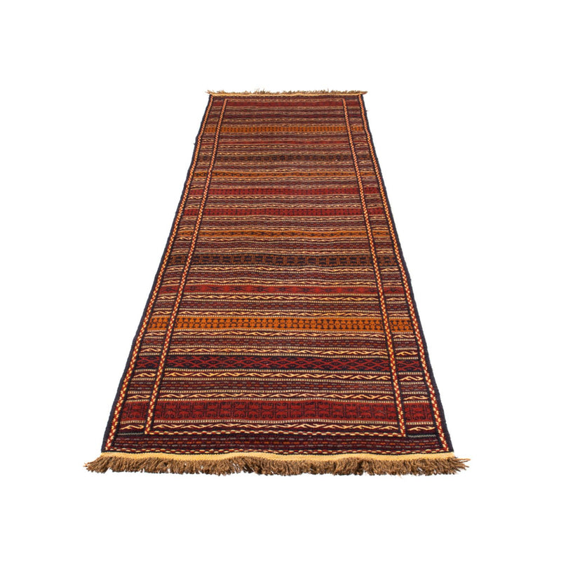 Biegacz Dywan Kelim - Orientalny - 305 x 85 cm - wielokolorowy