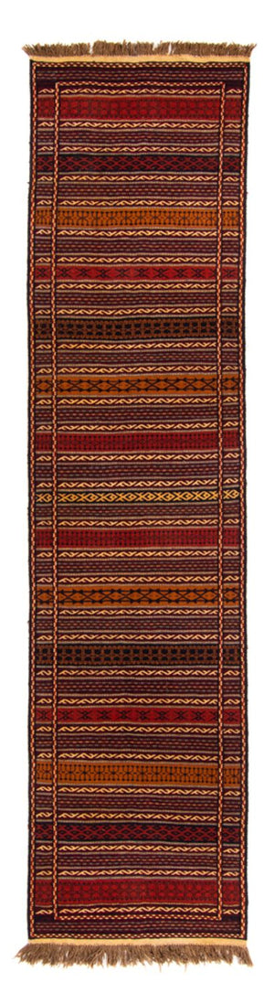 Biegacz Dywan Kelim - Orientalny - 305 x 80 cm - wielokolorowy