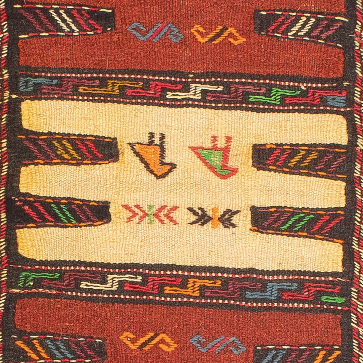 Dywan Kelim - Orientalny - 170 x 68 cm - wielokolorowy