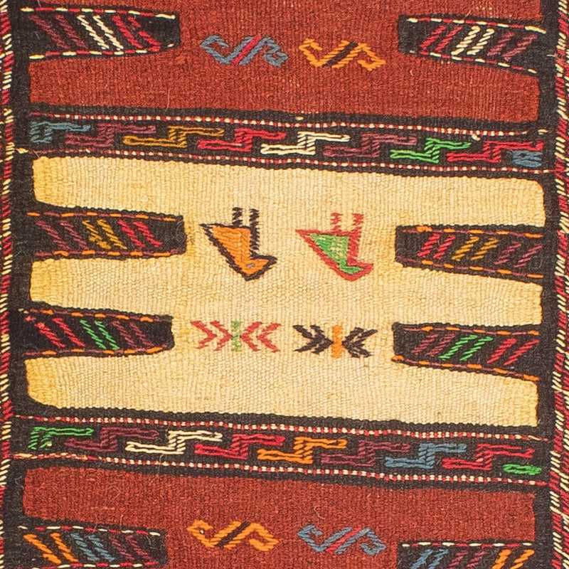 Dywan Kelim - Orientalny - 170 x 68 cm - wielokolorowy