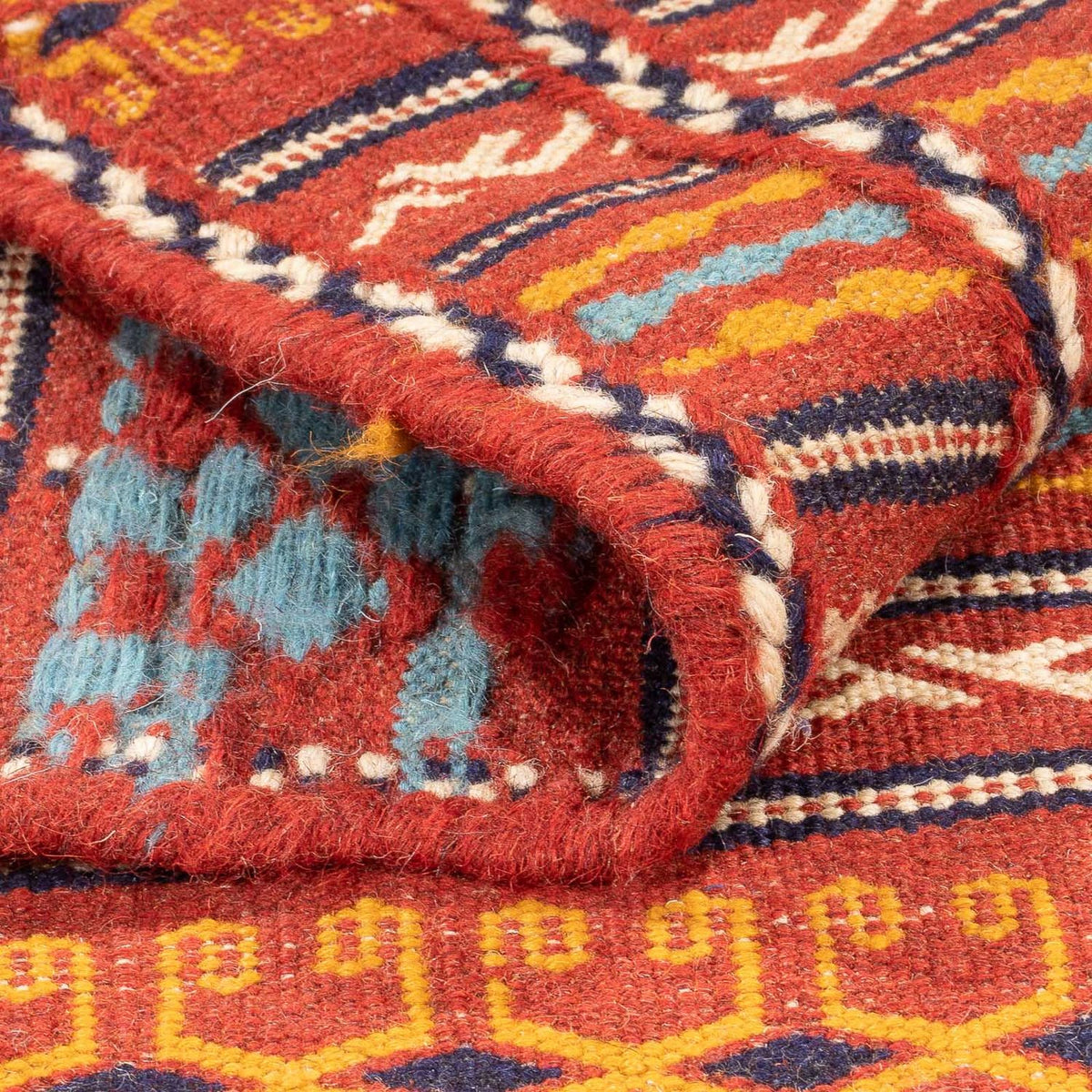 Dywan Kelim - Orientalny - 150 x 100 cm - wielokolorowy