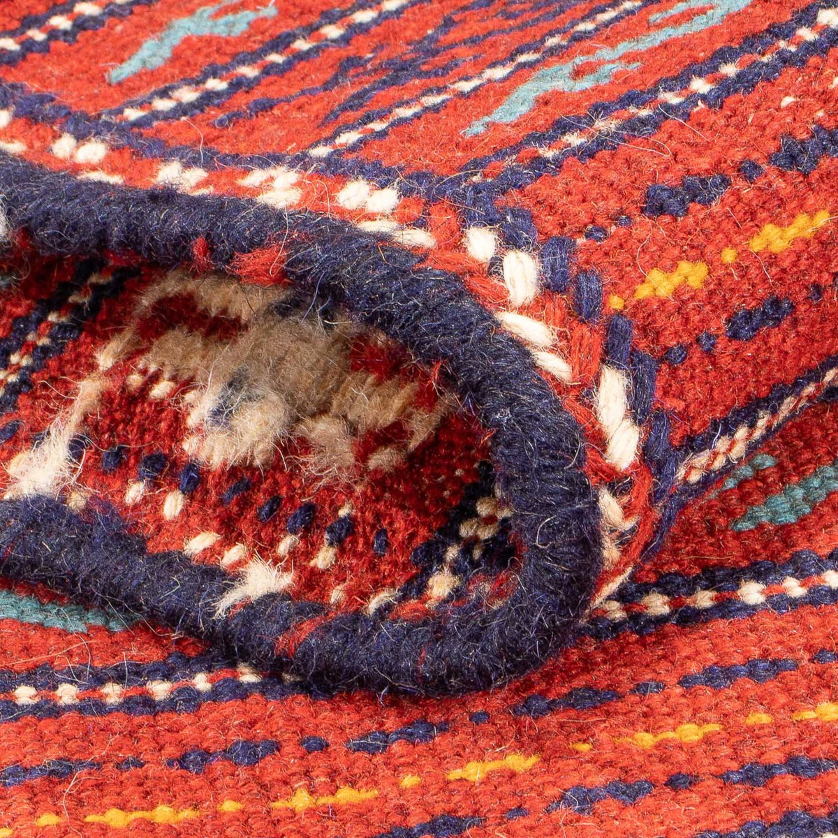 Biegacz Dywan Kelim - Orientalny - 200 x 70 cm - wielokolorowy