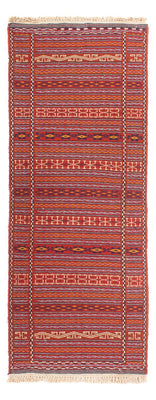 Biegacz Dywan Kelim - Orientalny - 200 x 70 cm - wielokolorowy
