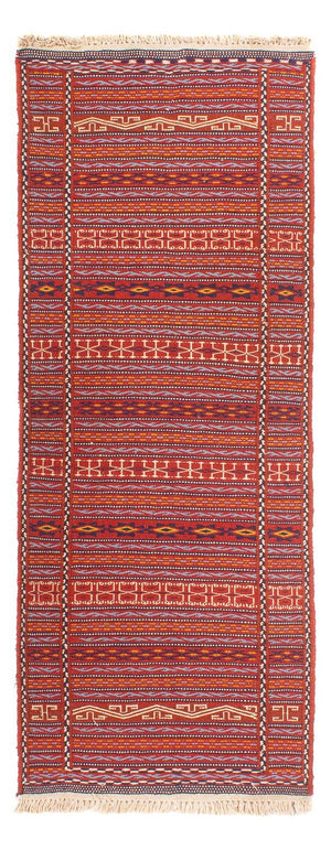 Biegacz Dywan Kelim - Orientalny - 200 x 70 cm - wielokolorowy