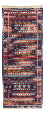 Biegacz Dywan Kelim - Orientalny - 200 x 70 cm - wielokolorowy