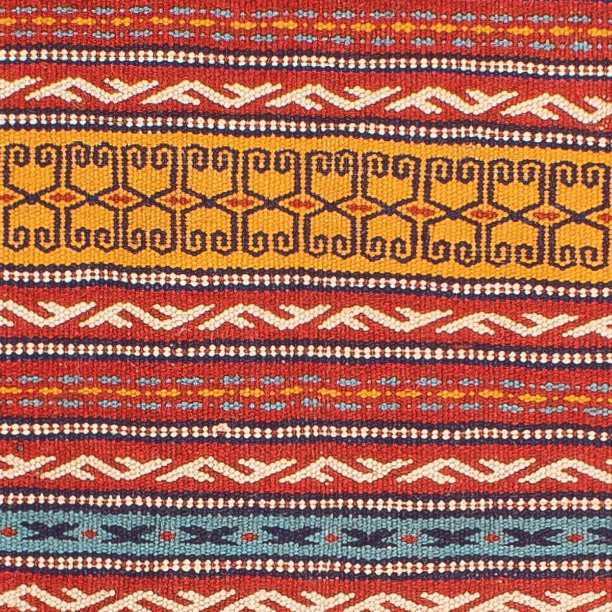 Biegacz Dywan Kelim - Orientalny - 200 x 70 cm - wielokolorowy