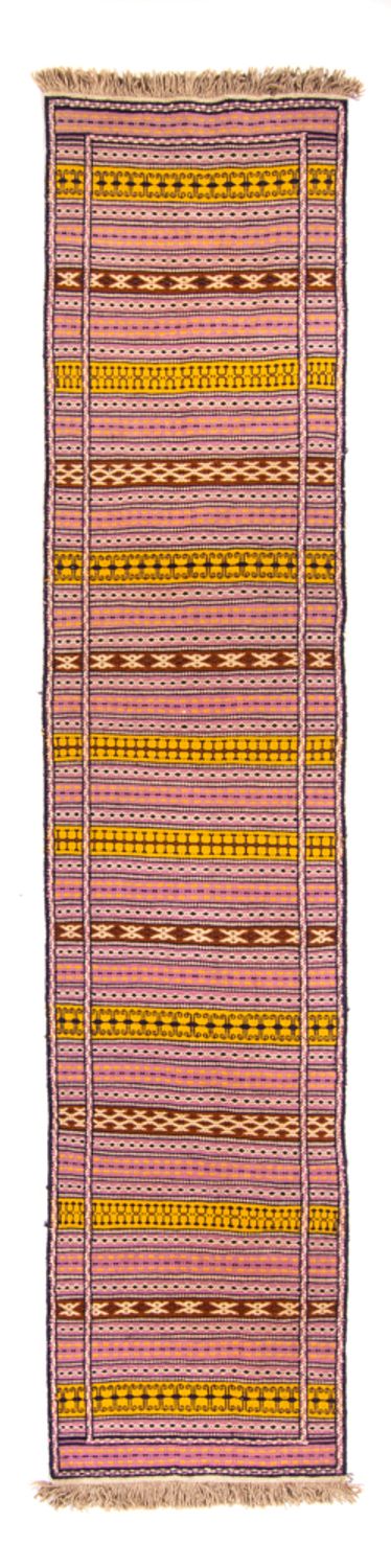 Biegacz Dywan Kelim - Orientalny - 300 x 70 cm - wielokolorowy
