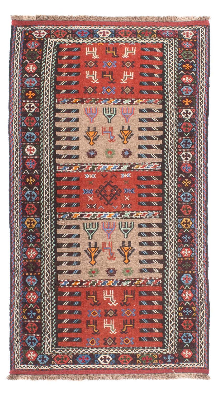Biegacz Dywan Kelim - Orientalny - 200 x 100 cm - wielokolorowy