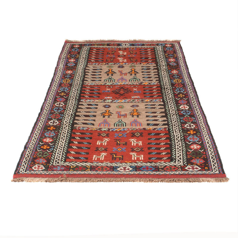 Biegacz Dywan Kelim - Orientalny - 200 x 100 cm - wielokolorowy