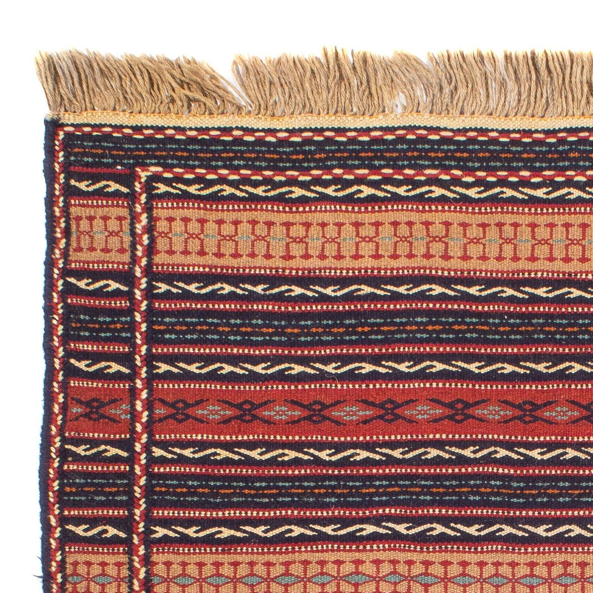 Dywan Kelim - Orientalny - 154 x 103 cm - wielokolorowy