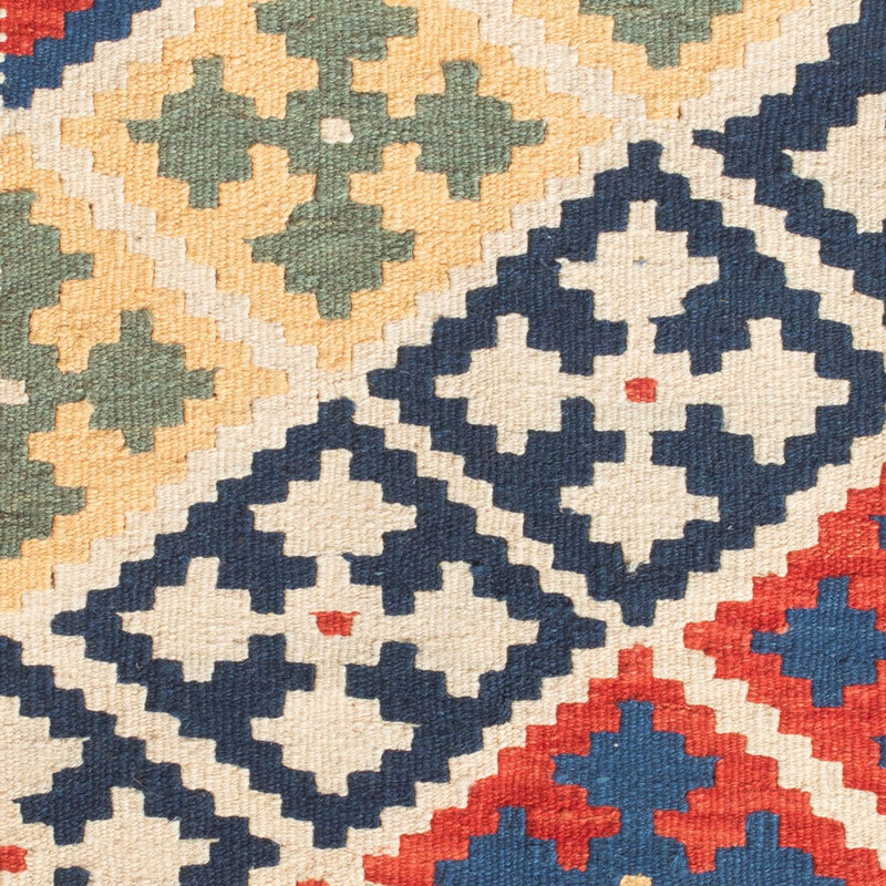 Dywan Kelim - Orientalny - 93 x 63 cm - wielokolorowy