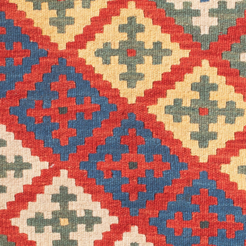 Dywan Kelim - Orientalny - 94 x 64 cm - wielokolorowy