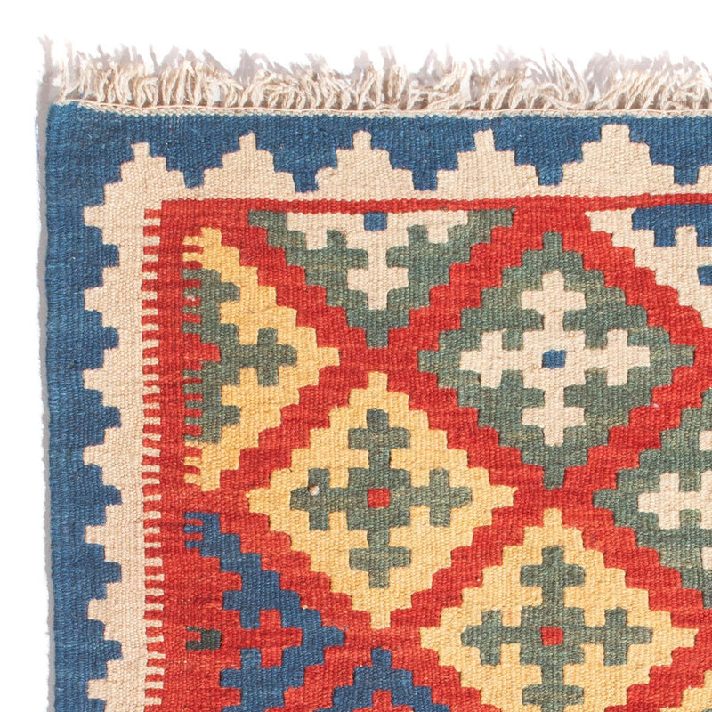 Dywan Kelim - Orientalny - 94 x 64 cm - wielokolorowy