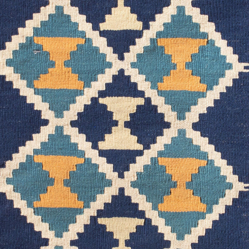 Dywan Kelim - Orientalny - 87 x 57 cm - wielokolorowy