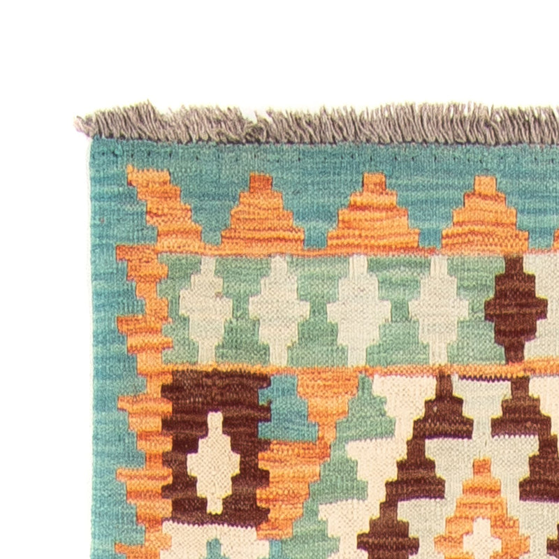 Biegacz Dywan Kelim - Splash - 304 x 75 cm - wielokolorowy