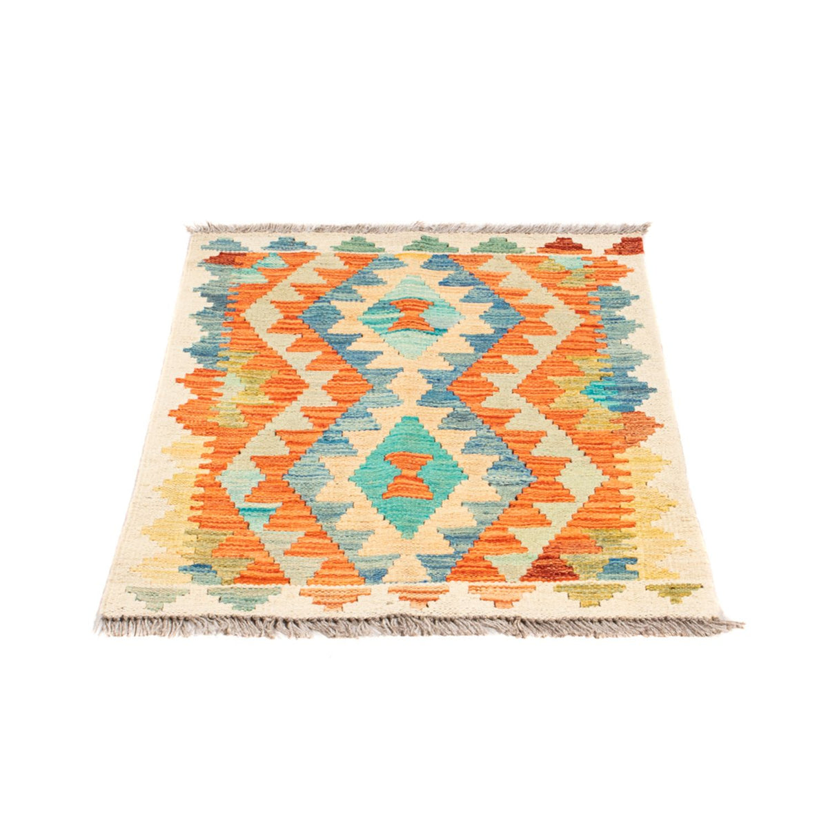 Dywan Kelim - Splash - 89 x 63 cm - wielokolorowy