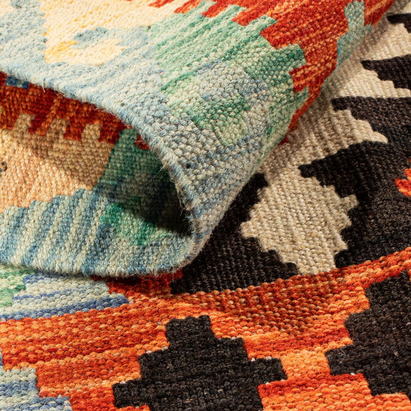 Dywan Kelim - Splash - 89 x 63 cm - wielokolorowy