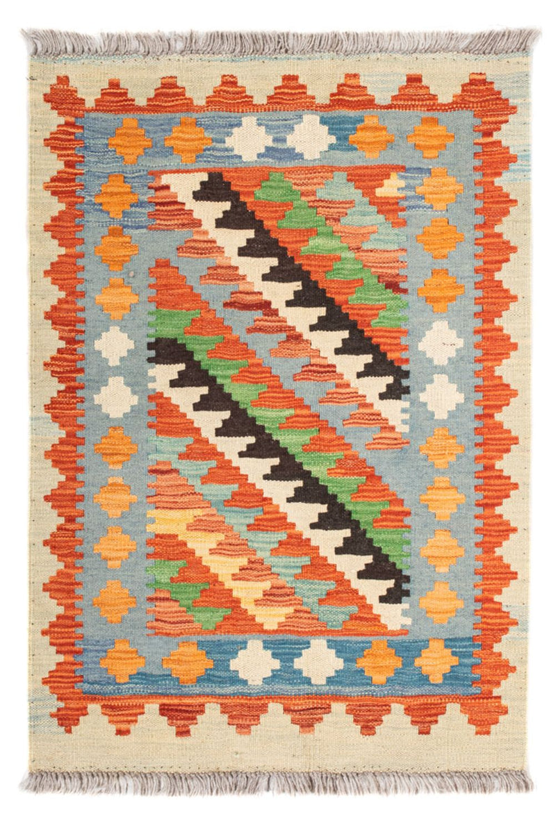 Dywan Kelim - Splash - 89 x 63 cm - wielokolorowy