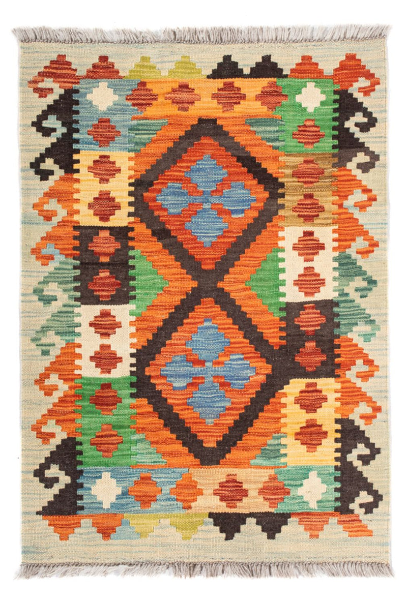 Dywan Kelim - Splash - 89 x 63 cm - wielokolorowy