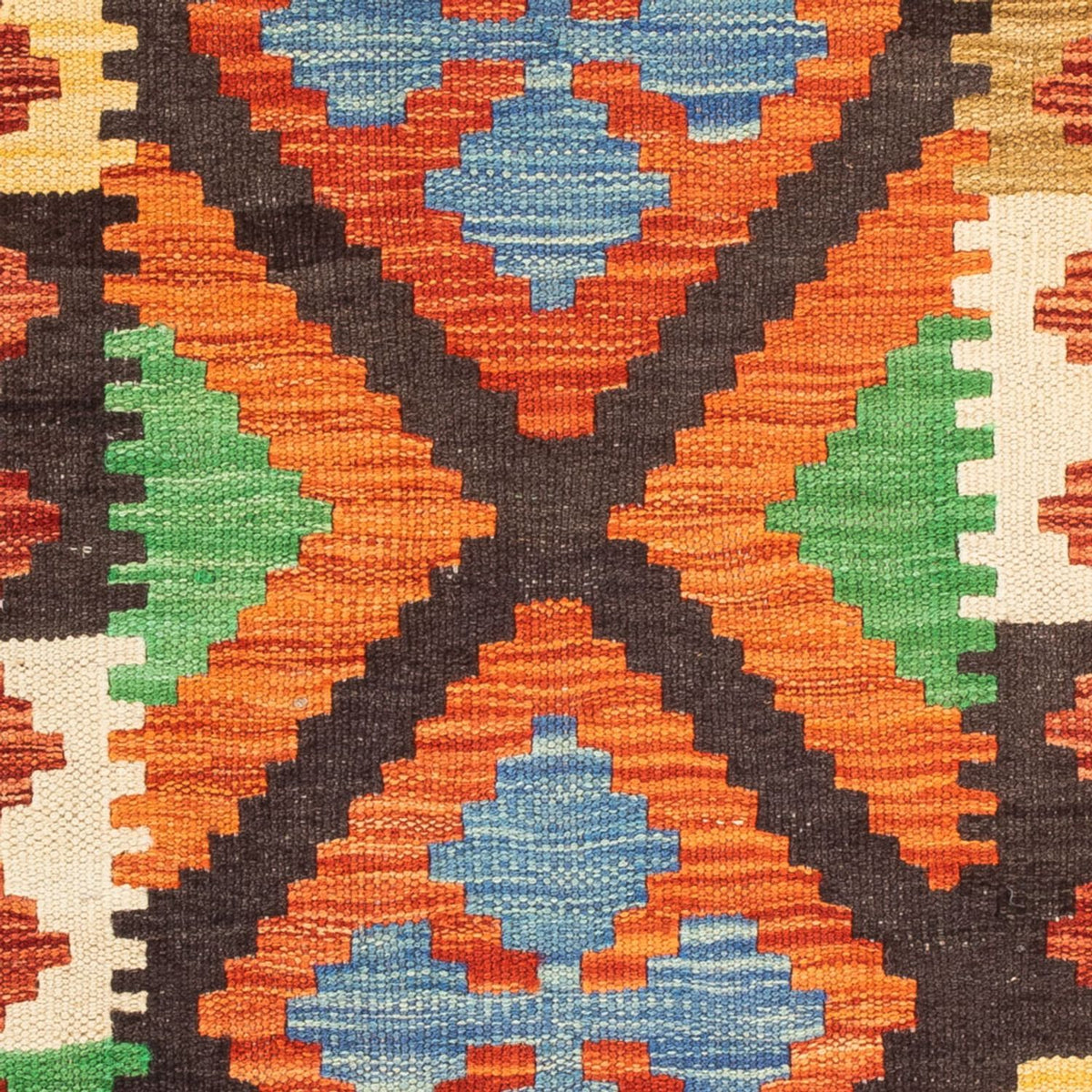 Dywan Kelim - Splash - 89 x 63 cm - wielokolorowy