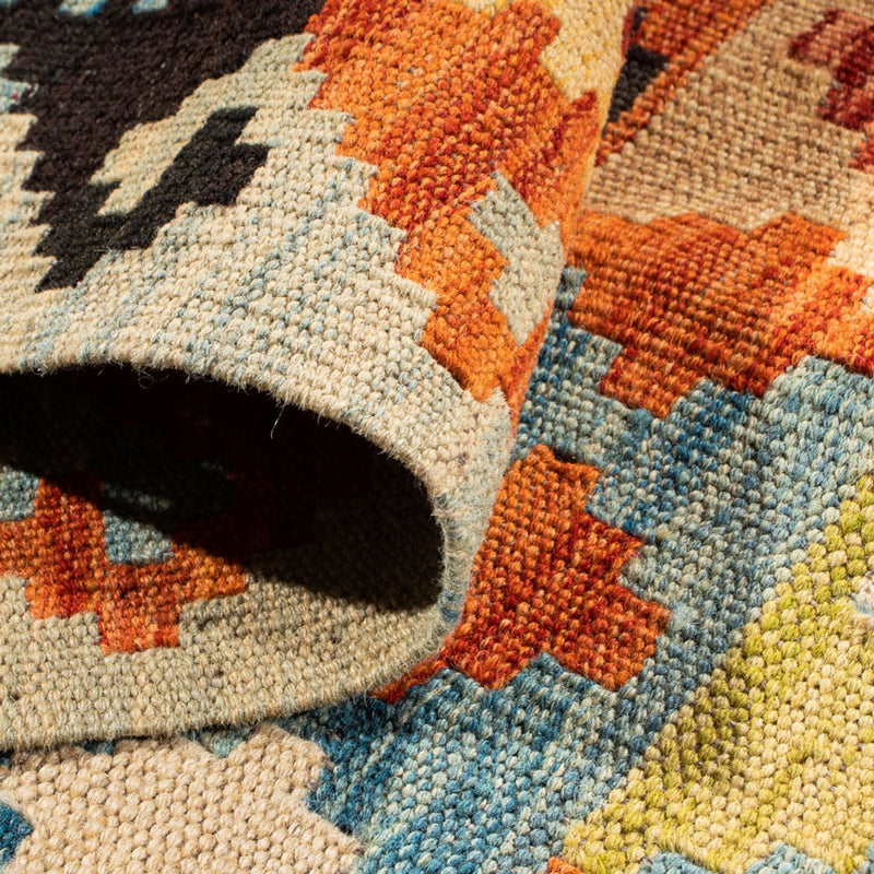 Dywan Kelim - Splash - 89 x 63 cm - wielokolorowy