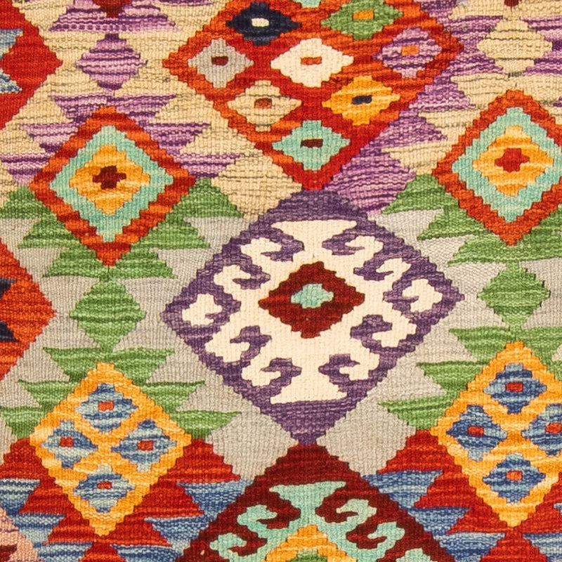 Biegacz Dywan Kelim - Splash - 195 x 75 cm - wielokolorowy