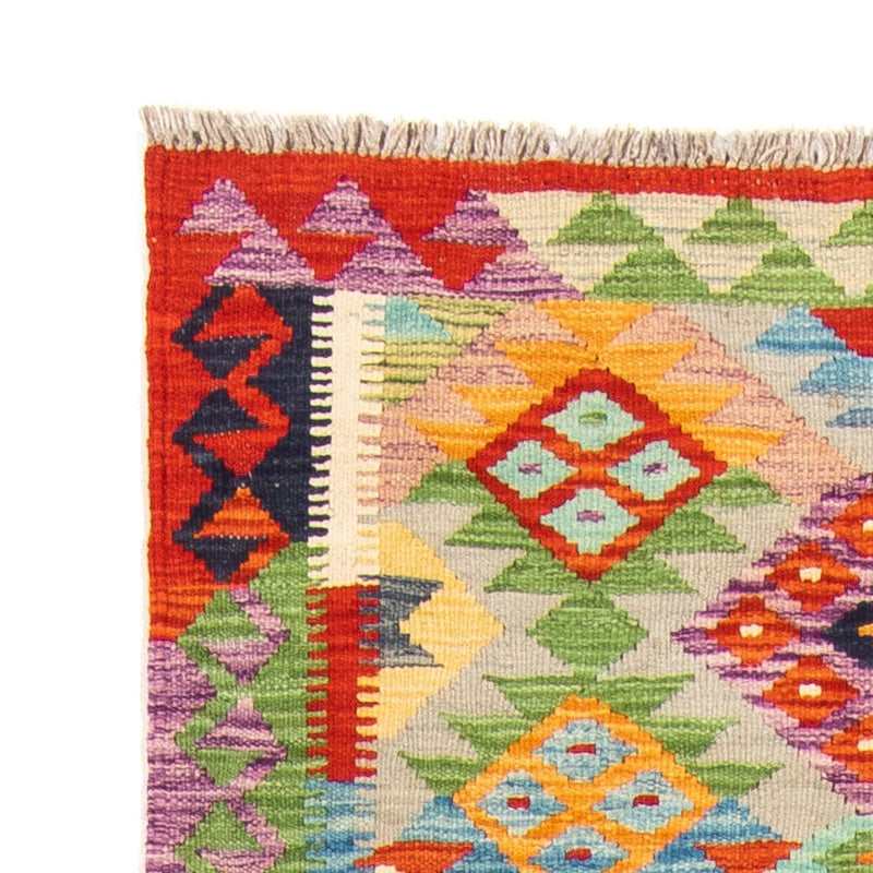 Biegacz Dywan Kelim - Splash - 195 x 75 cm - wielokolorowy