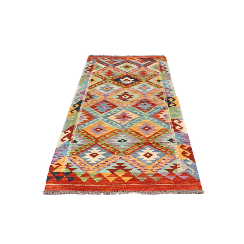 Biegacz Dywan Kelim - Splash - 204 x 79 cm - wielokolorowy