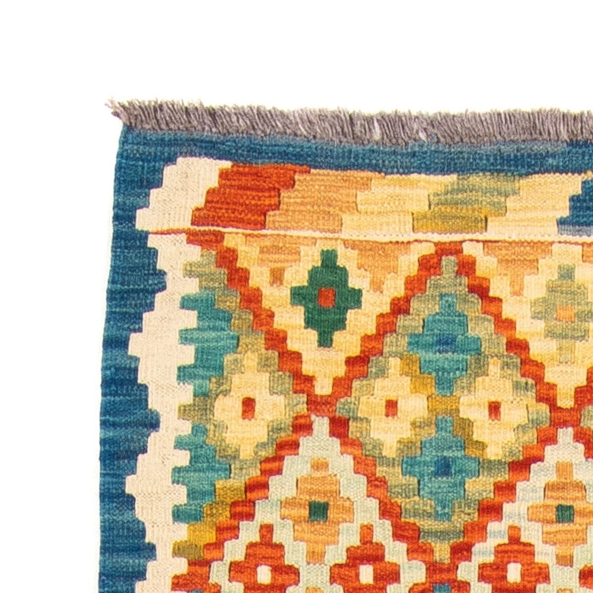 Biegacz Dywan Kelim - Splash - 297 x 80 cm - wielokolorowy